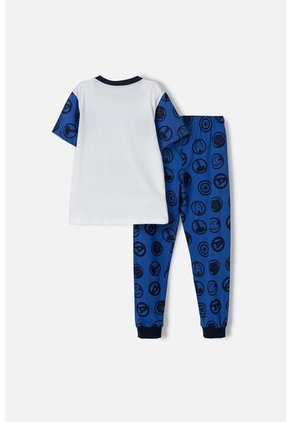 Pijama De Marvel Con Pantalón Largo Multicolor Para Niño 14