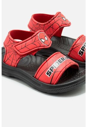 Sandalia De Spider-man Rojo Y Negro Para Niño 30