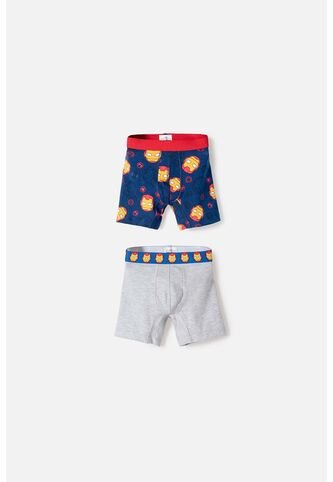 Pack X2 Boxer De Ironman Multicolor Para Niño 2T A 5T 2T Marvel