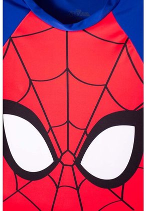 Camiseta De Baño Spider-man Rojo Y Azul Manga Larga Para Niño 12