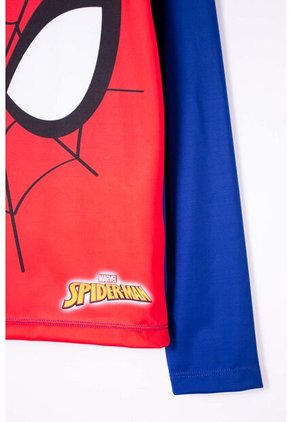 Camiseta De Baño Spider-man Rojo Y Azul Manga Larga Para Niño 12