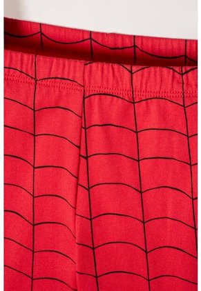 Pijama De Spider-man Con Pantalón Largo Rojo Para Niño 2T A 5T 5T