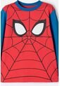 Pijama De Spiderman Con Pantalón Largo Rojo Para Niño 2T A 5T 3T de Marvel