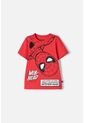 Camiseta De Spider-man Manga Corta Rojo Para Niño 10 de Marvel