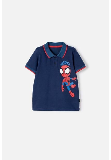 Camiseta Tipo Polo De Spidey And His Amazing Friends Para Niño 2T A 6T 5T