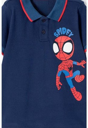 Camiseta Tipo Polo De Spidey And His Amazing Friends Para Niño 2T A 6T 5T