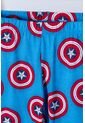 Pijama Del Capitán América Azul Y Roja De Pantalón Largo Para Niño 14 de Marvel