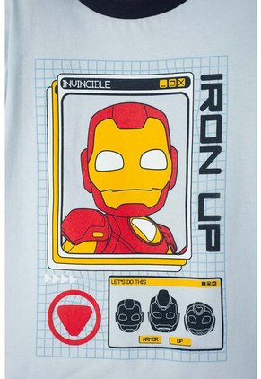Pijama De Ironman Con Pantalón Largo Multicolor Para Niño 2T A 5T 3T