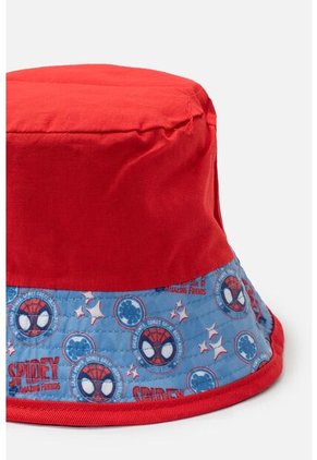 Gorro De Spider-man Doble Faz Azul Para Niño U