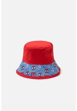 Gorro De Spider-man Doble Faz Azul Para Niño U