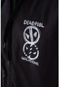 Chaqueta De Deadpool Roja Y Negra Enguatada Para Hombre XL de Marvel