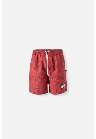 Pantaloneta De Baño De Marvel Roja Para Hombre L Marvel