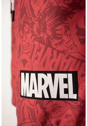 Pantaloneta De Baño De Marvel Roja Para Hombre L