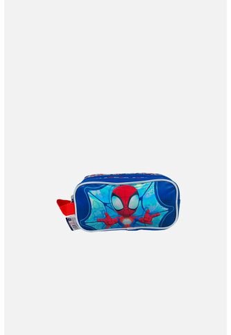 Cartuchera Premium Azul De Spider-man Para Niño U Marvel