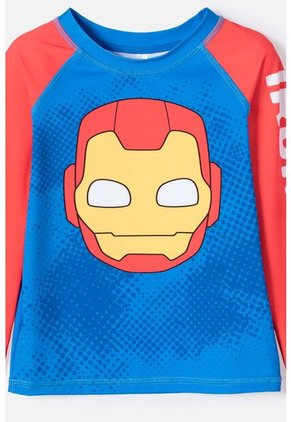Conjunto De Baño De Ironman Multicolor Para Niño 2T A 5T 5T