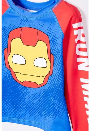 Conjunto De Baño De Ironman Multicolor Para Niño 2T A 5T 5T