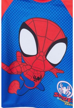 Conjunto De Baño De Spidey And His Amazing Friends Manga Larga Rojo Para Niño 2T A 5T 3T