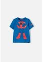 Camiseta De Spidey And His Amazing Friends Azul Manga Corta Para Niño 2T A 5T 4T de Marvel