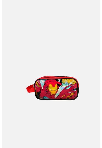 Cartuchera Premium Rojo De Avengers Para Niño U