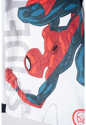Pijama De Spider-man Con Pantalón Largo Multicolor Para Niño 4