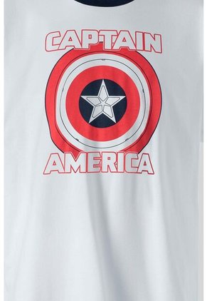 Camiseta Del Capitán América Regular Fit Para Hombre XS