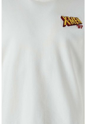 Buzo De X- MEN Manga Larga Marfil Para Hombre S