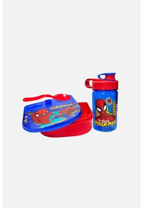 Set De Porta Y Botella De Spider-man Multicolor Para Niño U