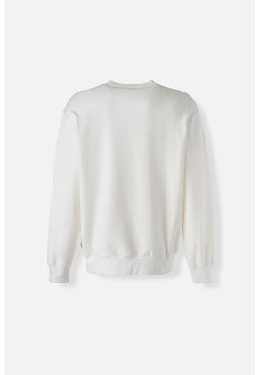 Buzo De Marvel Cuello Redondo Marfil Para Hombre M