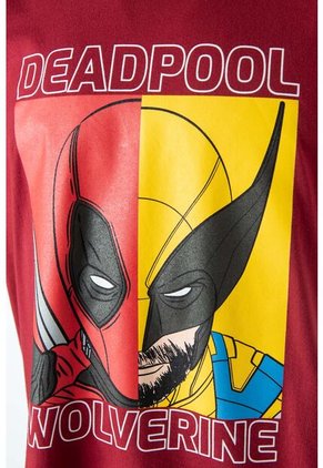 Camiseta De Deadpool Regular Fit Género Neutro XS