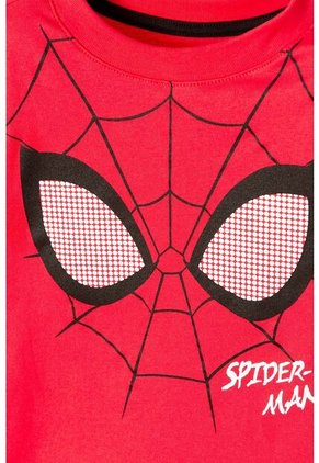 Camiseta De Spider-man Estampada Roja Para Niño De 2T A 5T 2T