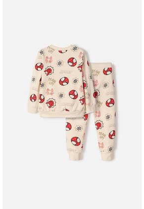 Conjunto Spidey And His Amazing Friends Marfil Para Niño 2T A 6T 3T