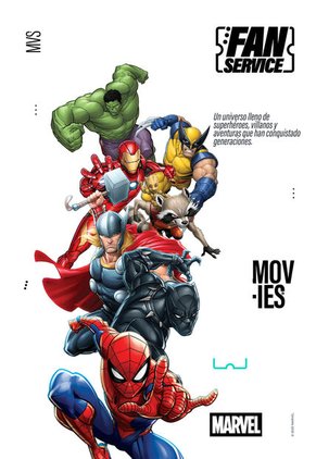 Camiseta De Marvel Oversized Fit Para Hombre L