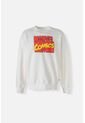 Buzo De Marvel Cuello Redondo Marfil Para Hombre XS de Marvel