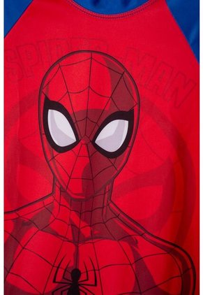 Conjunto De Baño De Spider-man Manga Larga Rojo/azul Para Niño 8
