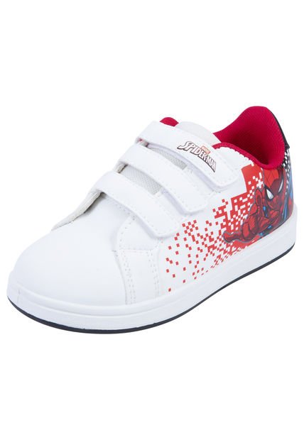 Zapatos Casuales Con Diseño De Spiderman Para Niño Pequeño Blanco Marvel 200873