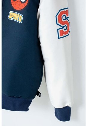 Chaqueta De Spider-man Con Cierre Azul Para Niño 12