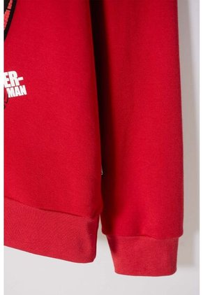 Buzo De Spider-man Cerrado Rojo Para Niño 10