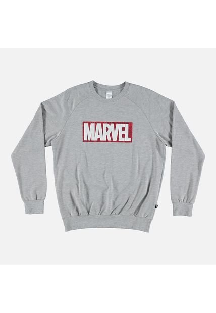 Buzo De Hombre, Manga Larga Regular Fit Gris De ©Marvel L - Compra Ahora |  Dafiti Colombia