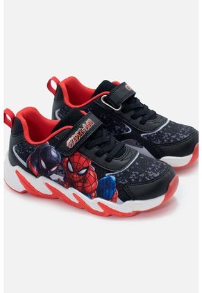 Tenis De Spider-man Negro Y Rojos Para Niño 30