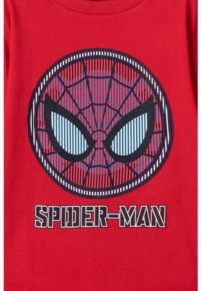 Camiseta De Spider-man Roja Manga Corta Para Niño 4
