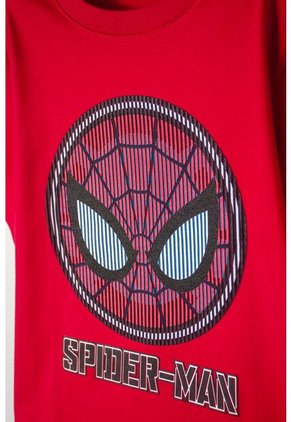 Camiseta De Spider-man Roja Manga Corta Para Niño 4