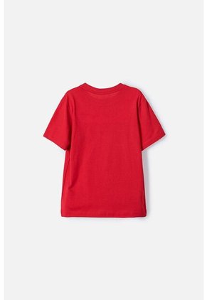 Camiseta De Spider-man Roja Manga Corta Para Niño 4