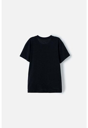 Camiseta De Spider-man Negra Estampada En Frente Para Niño 10