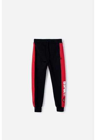 Jogger De Spider-man Negro Y Rojo Con Cintura Elástica Para Niño 6 Marvel