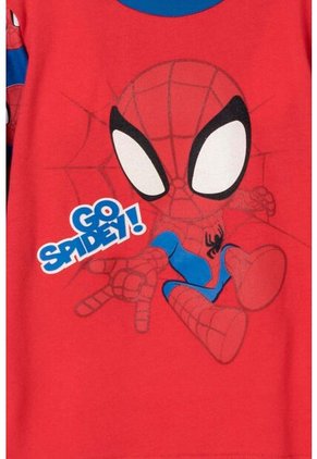 Pijama Spidey And His Amazing Friends Rojo Y Azul Para Niño 2T A 5T 3T