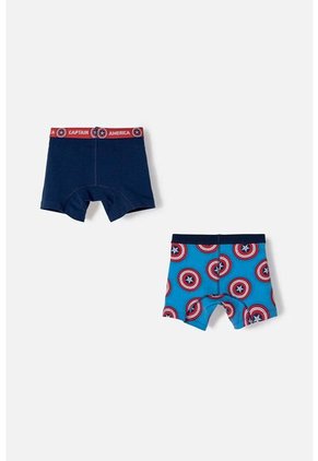 Pack X2 Boxer Capitán America Para Niño 12
