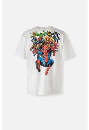 Camiseta De Marvel Regular Fit Para Hombre M