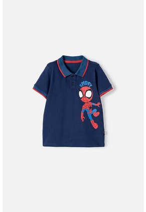 Camiseta Tipo Polo De Spidey And His Amazing Friends Para Niño 2T A 6T 4T