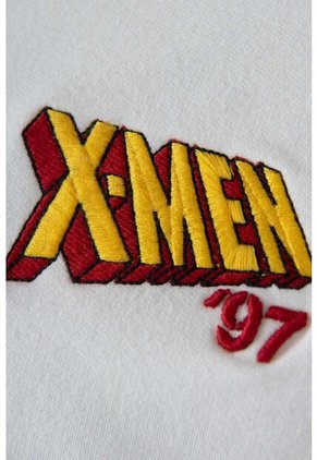 Buzo De X- MEN Manga Larga Marfil Para Hombre M
