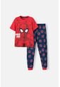 Pijama De Spider-man Con Pantalón Largo Rojo Para Niño 4 de Marvel